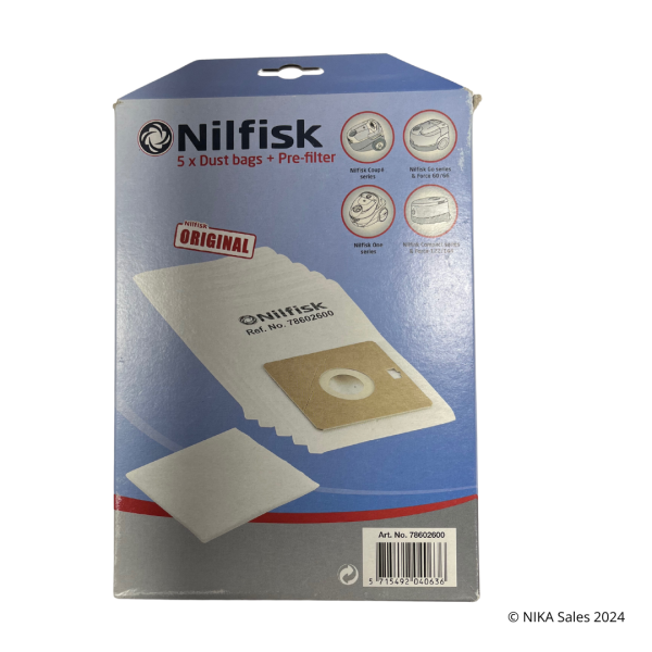nifisk cp-930 vacuum dust bag